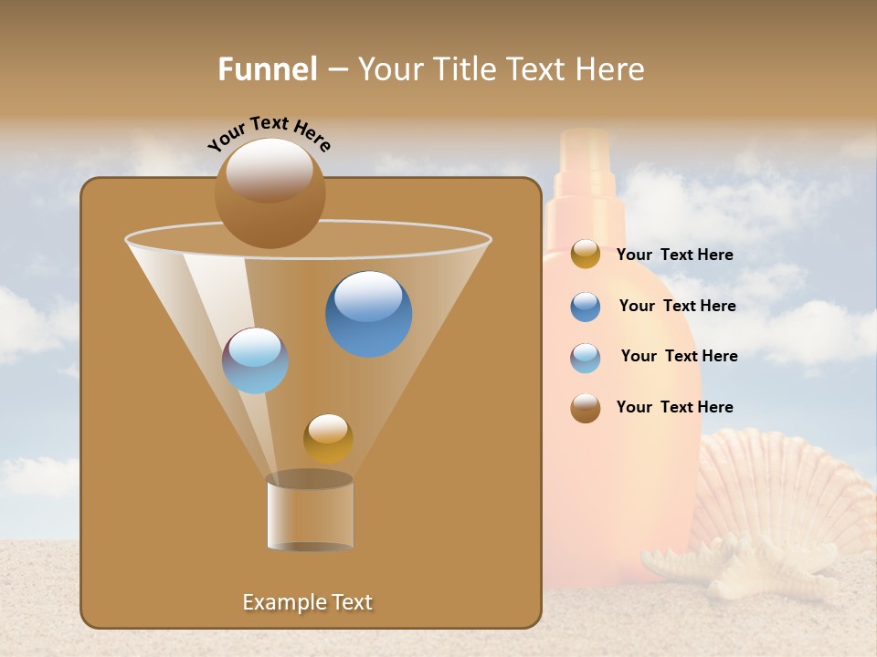 Sunscreen Cream Summer PowerPoint Template