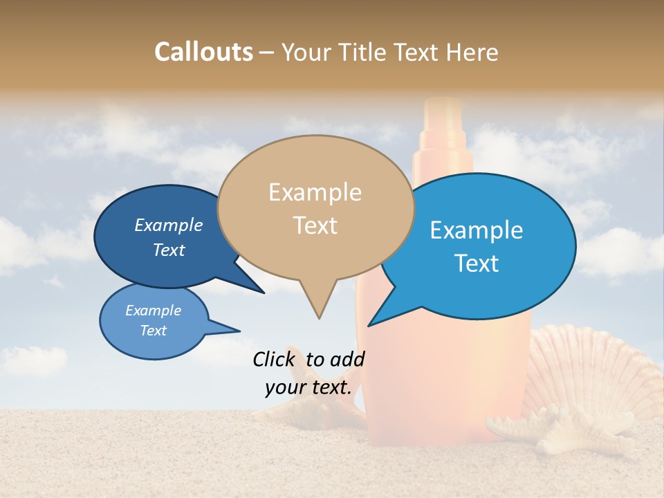 Sunscreen Cream Summer PowerPoint Template