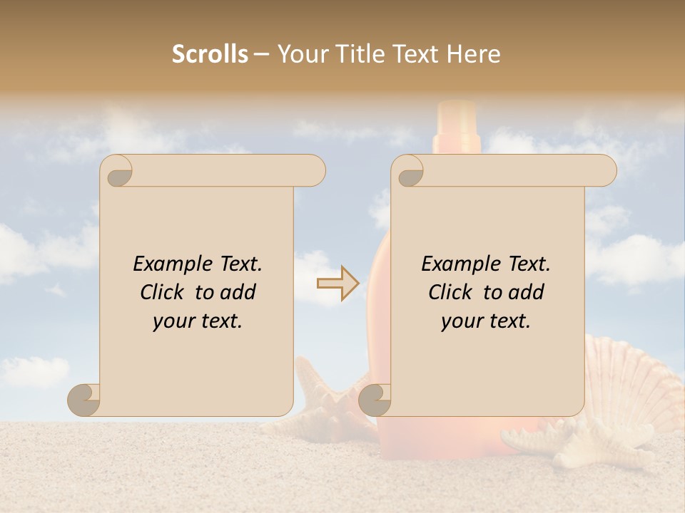 Sunscreen Cream Summer PowerPoint Template