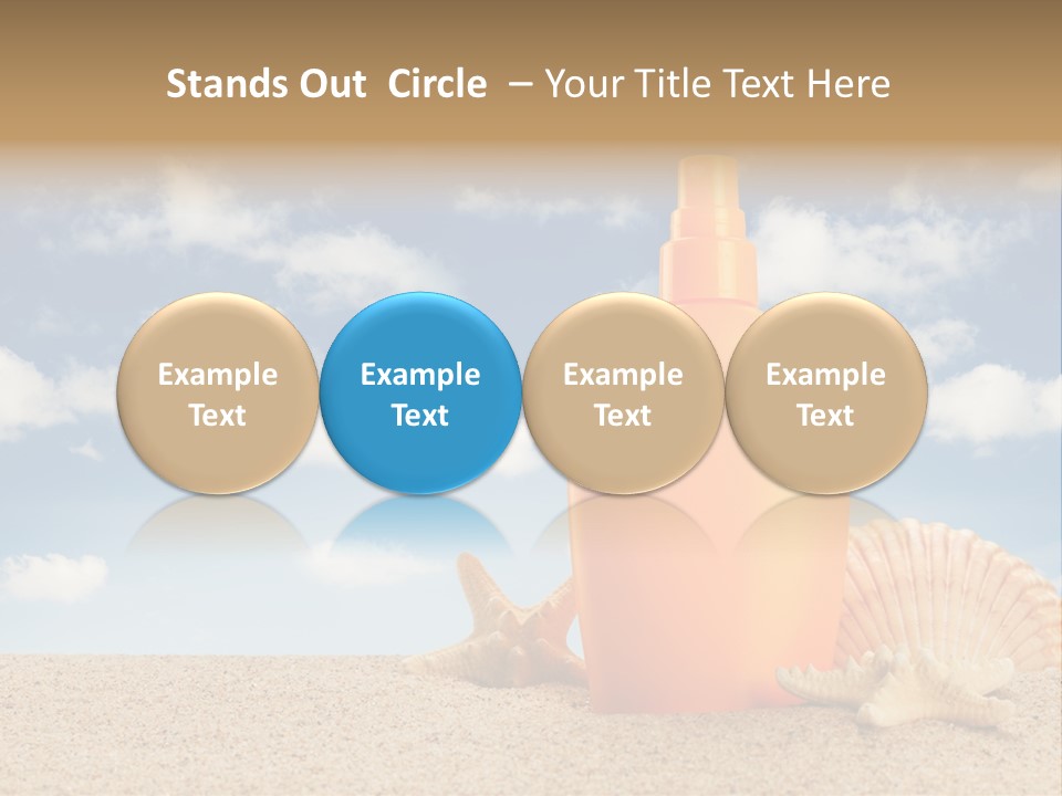 Sunscreen Cream Summer PowerPoint Template