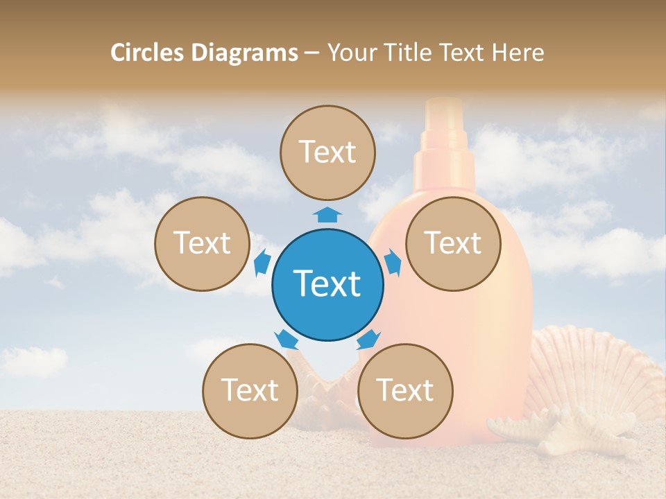 Sunscreen Cream Summer PowerPoint Template