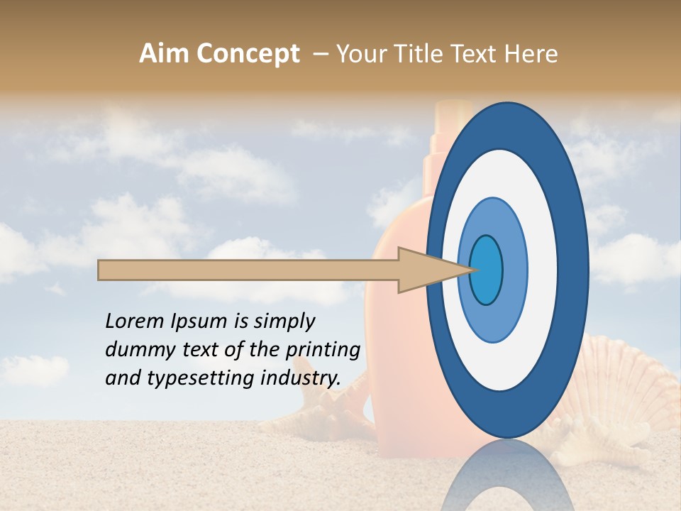 Sunscreen Cream Summer PowerPoint Template