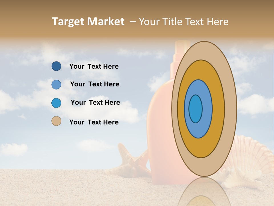 Sunscreen Cream Summer PowerPoint Template