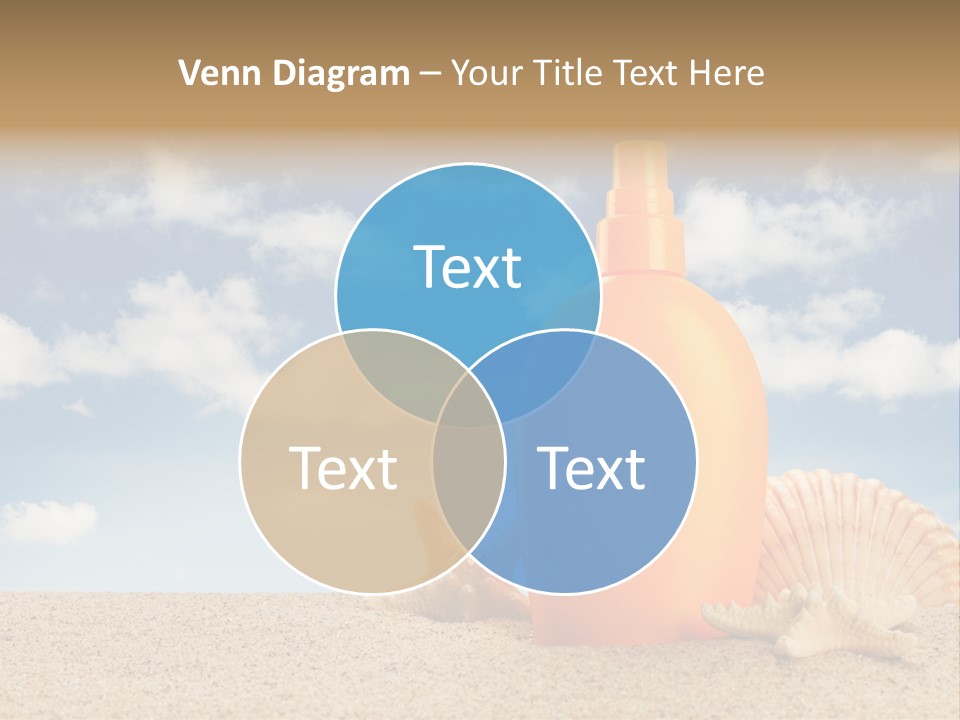 Sunscreen Cream Summer PowerPoint Template