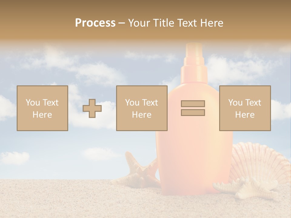 Sunscreen Cream Summer PowerPoint Template