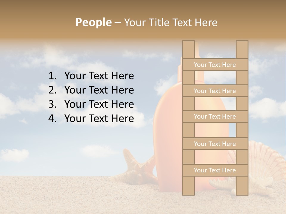 Sunscreen Cream Summer PowerPoint Template