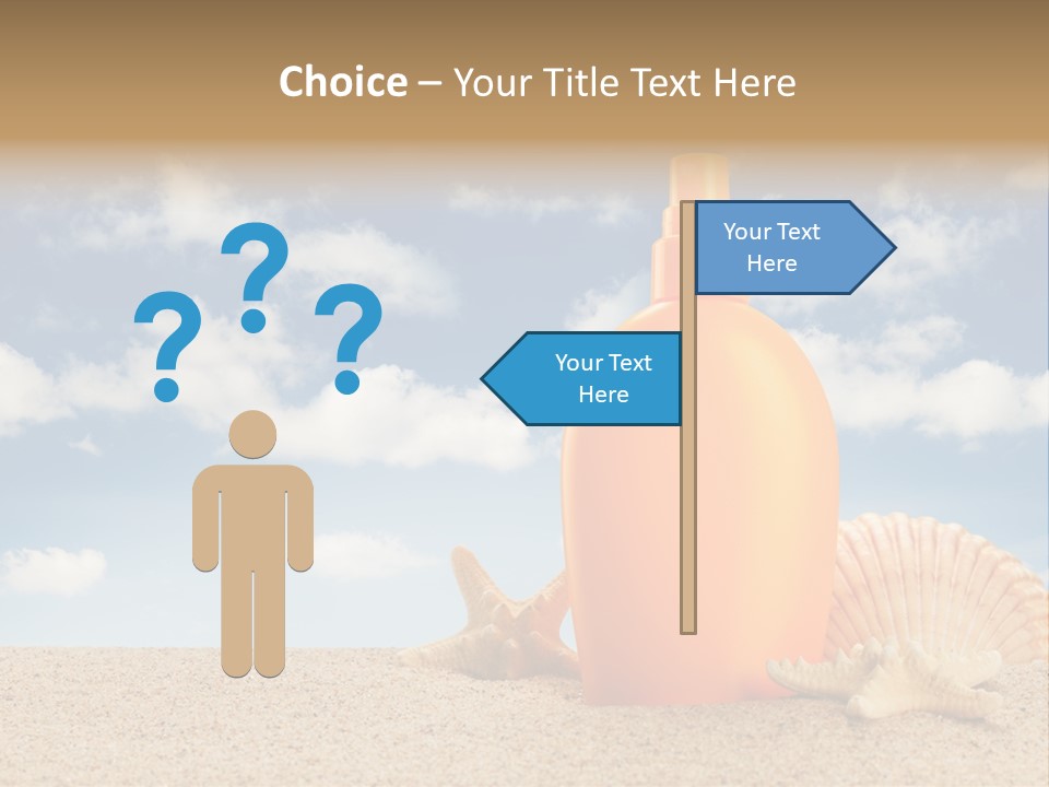 Sunscreen Cream Summer PowerPoint Template