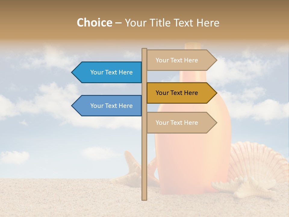 Sunscreen Cream Summer PowerPoint Template