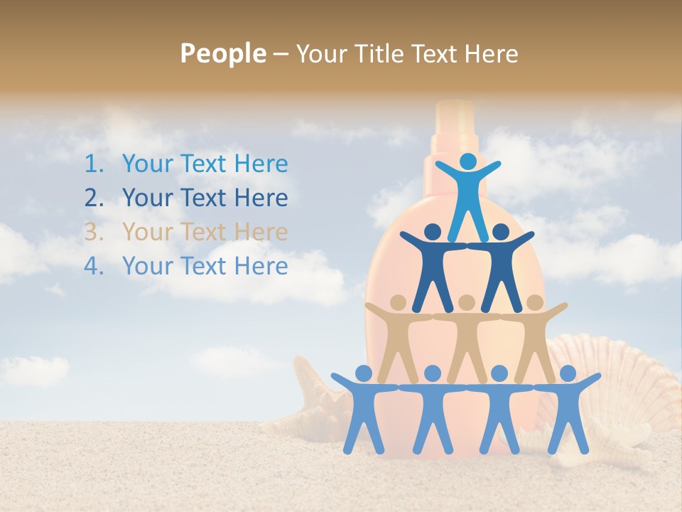 Sunscreen Cream Summer PowerPoint Template