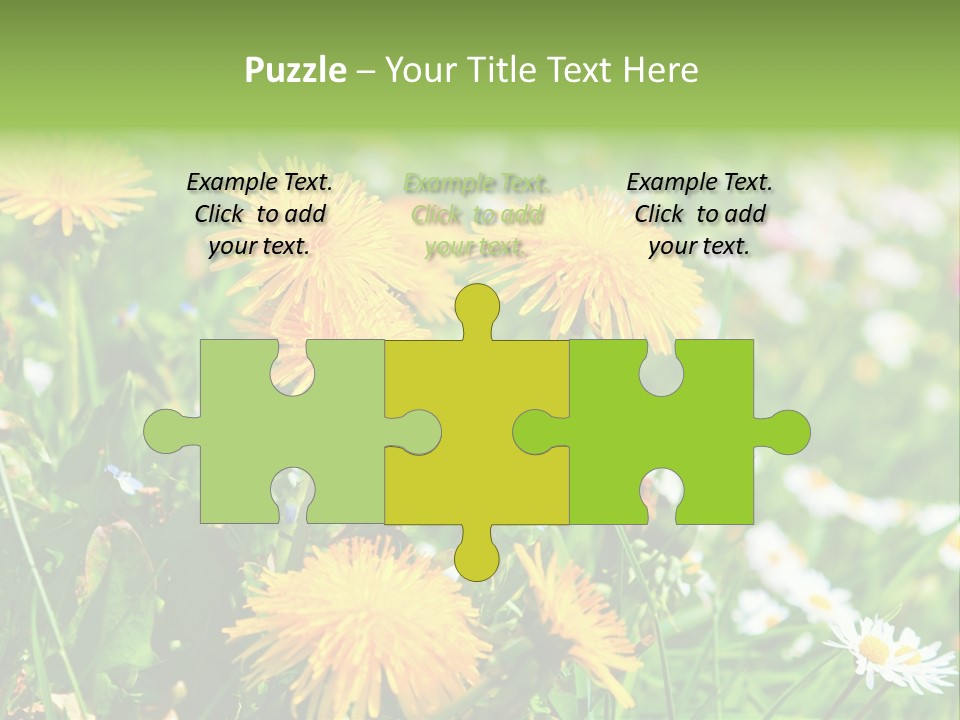 Yellow Spring Day PowerPoint Template