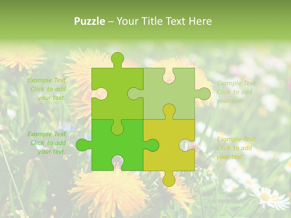 Yellow Spring Day PowerPoint Template