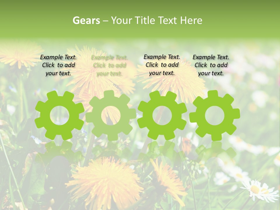 Yellow Spring Day PowerPoint Template