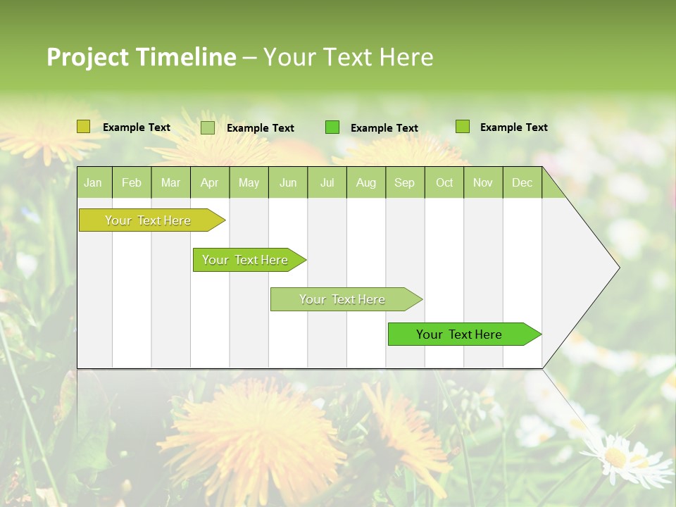 Yellow Spring Day PowerPoint Template