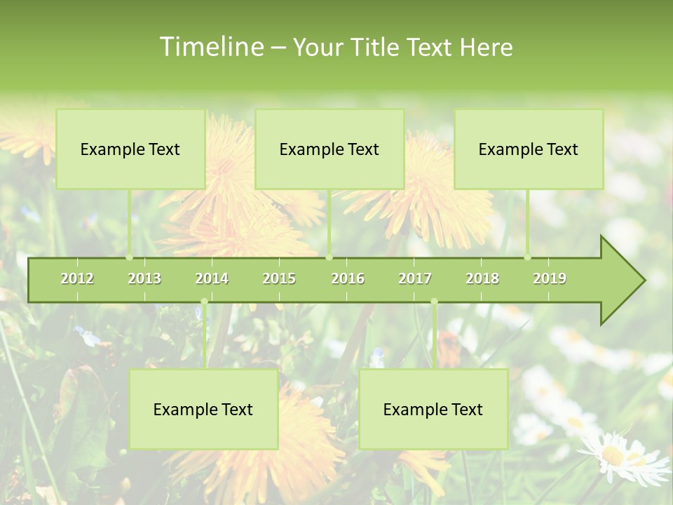 Yellow Spring Day PowerPoint Template