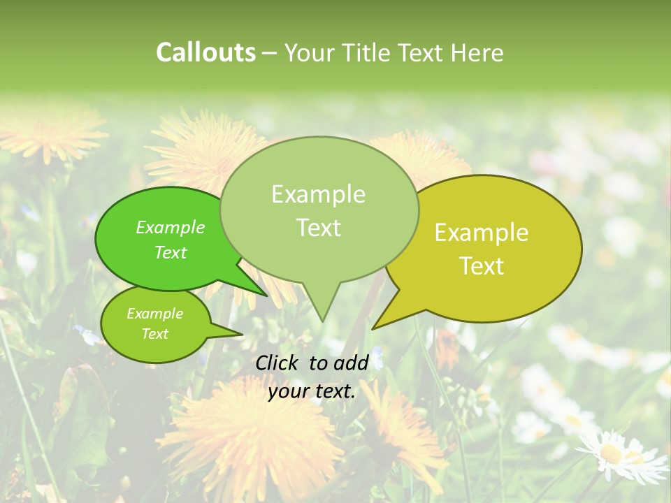 Yellow Spring Day PowerPoint Template