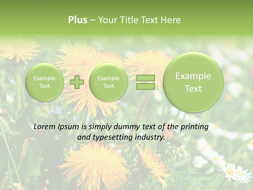 Yellow Spring Day PowerPoint Template