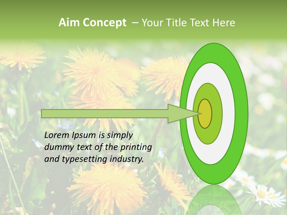 Yellow Spring Day PowerPoint Template