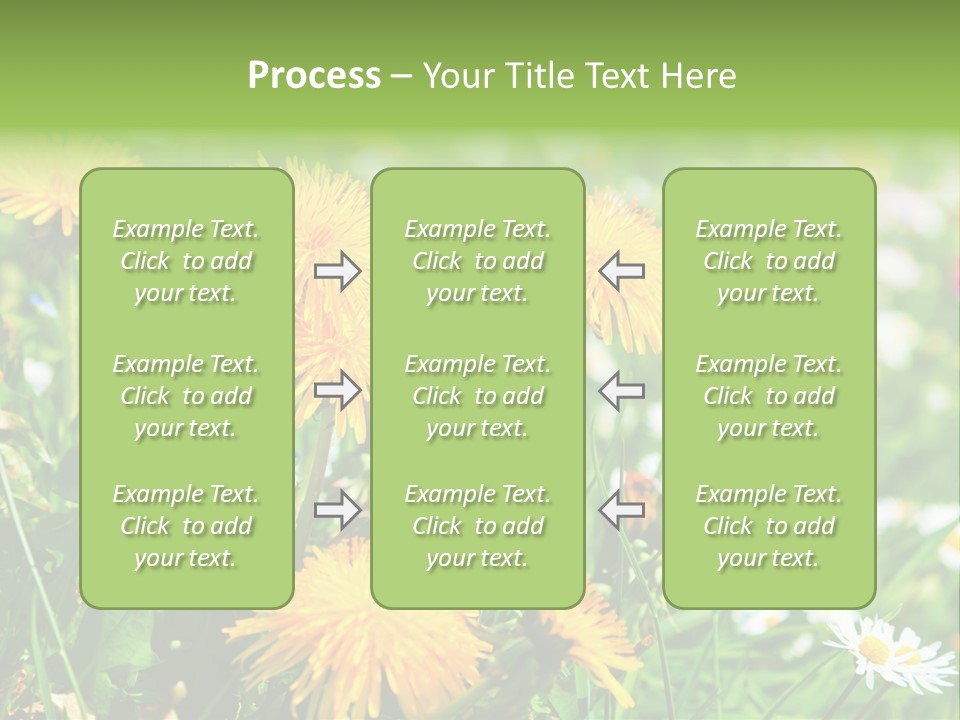 Yellow Spring Day PowerPoint Template