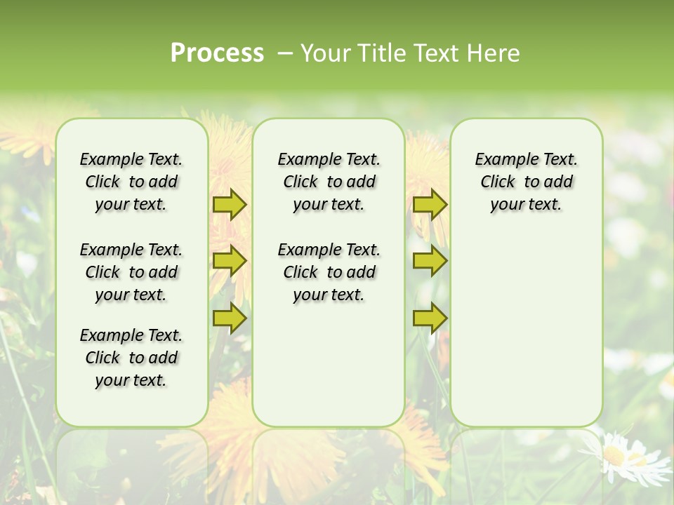 Yellow Spring Day PowerPoint Template