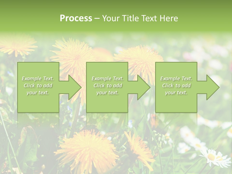Yellow Spring Day PowerPoint Template