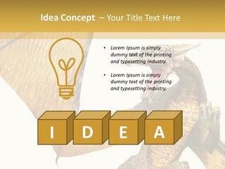 Character Concept Fire PowerPoint Template