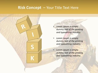 Character Concept Fire PowerPoint Template