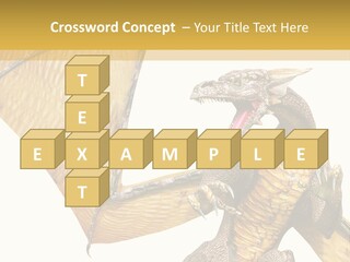 Character Concept Fire PowerPoint Template