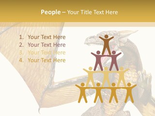 Character Concept Fire PowerPoint Template