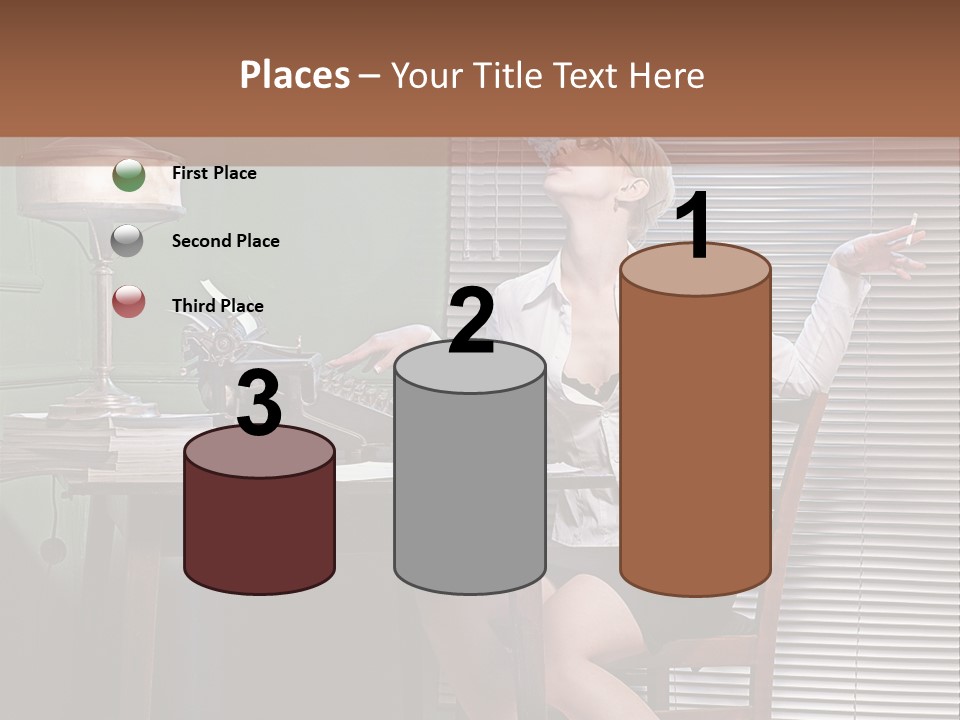 Young Beautiful Press PowerPoint Template