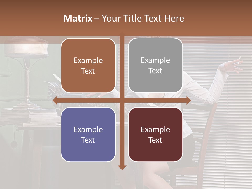 Young Beautiful Press PowerPoint Template