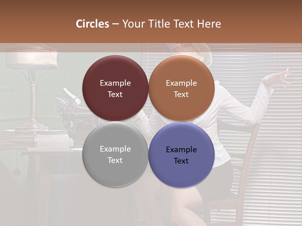 Young Beautiful Press PowerPoint Template