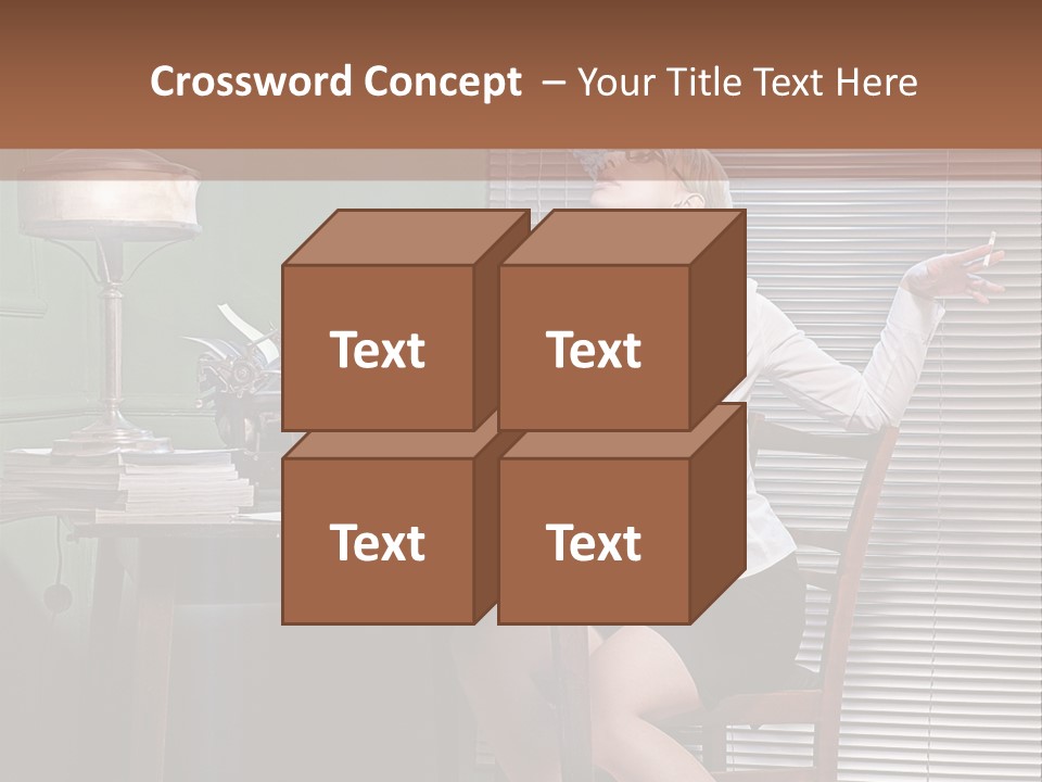 Young Beautiful Press PowerPoint Template