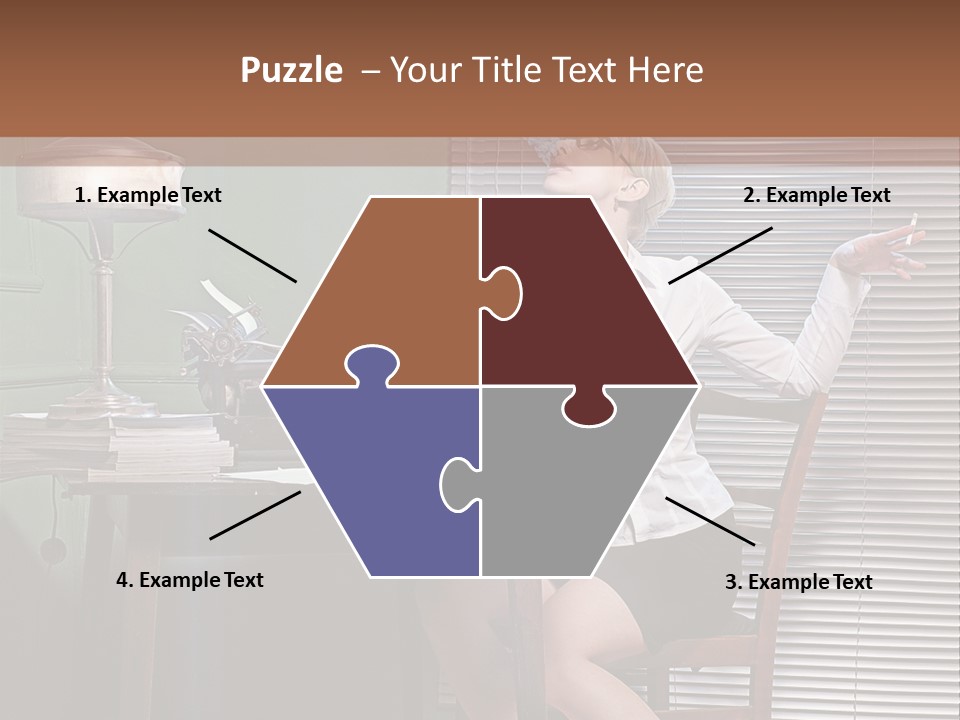 Young Beautiful Press PowerPoint Template