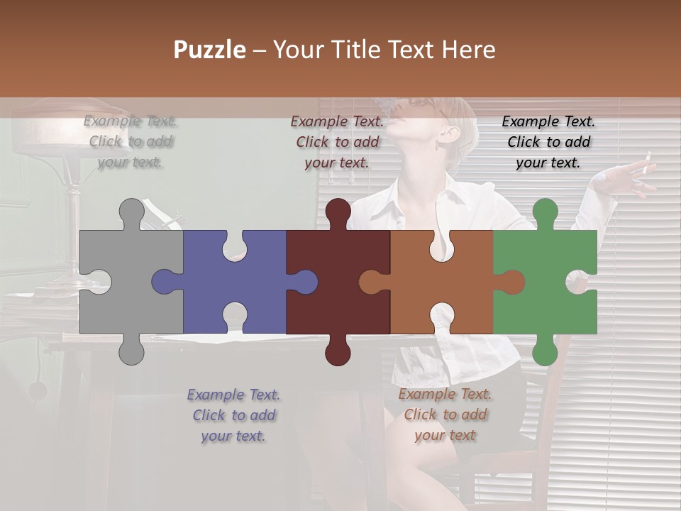 Young Beautiful Press PowerPoint Template