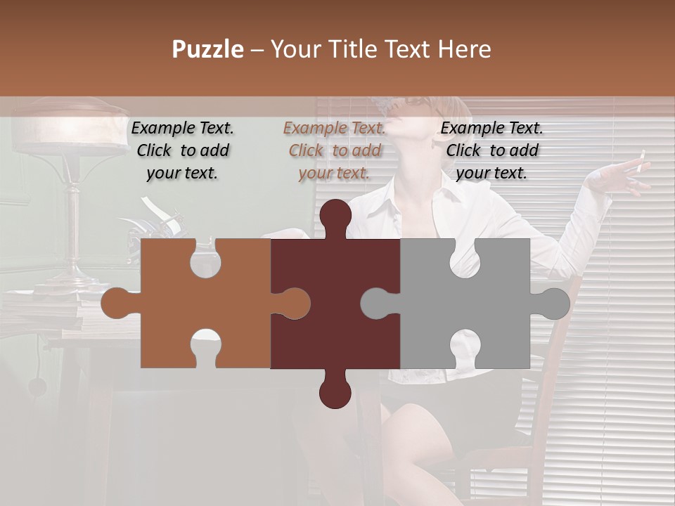 Young Beautiful Press PowerPoint Template