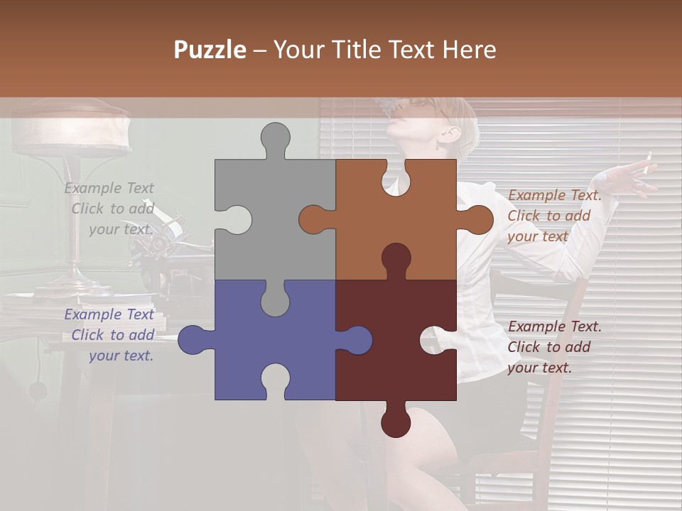 Young Beautiful Press PowerPoint Template
