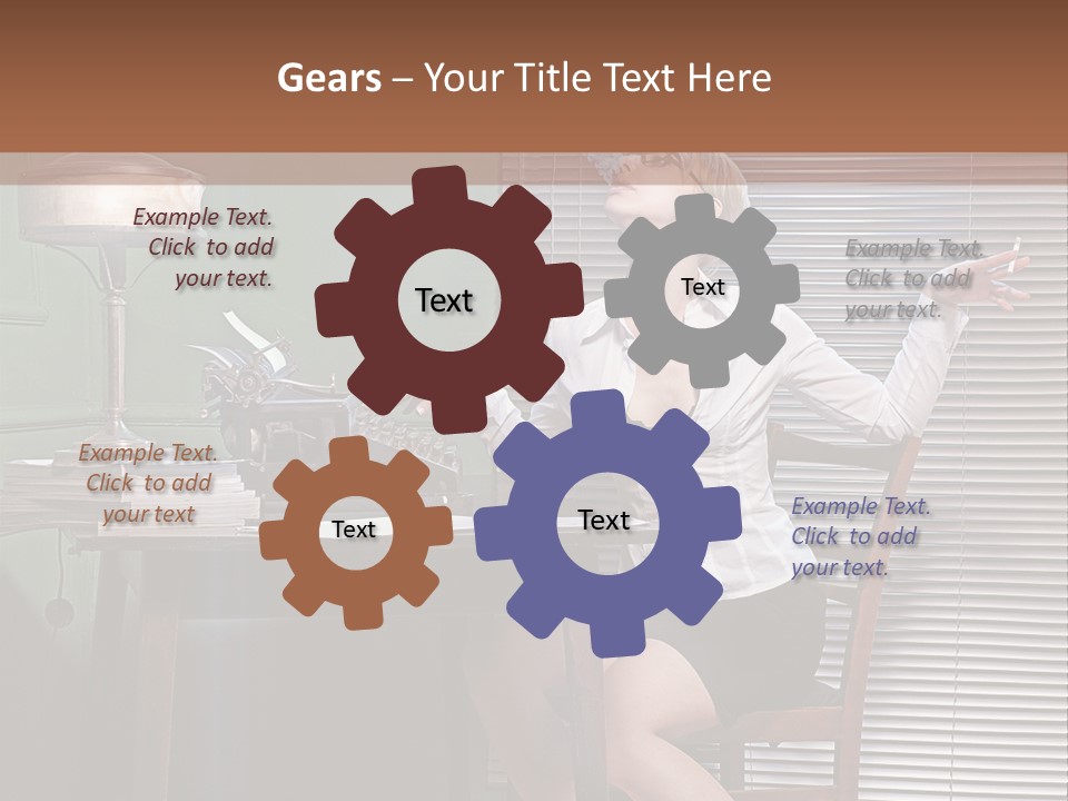 Young Beautiful Press PowerPoint Template