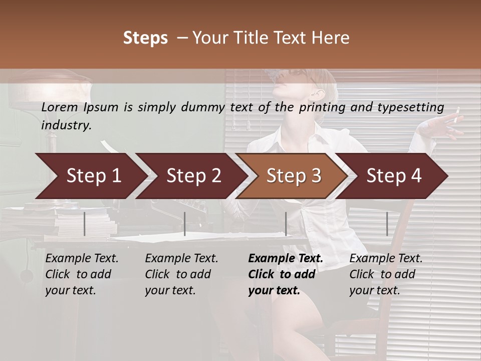 Young Beautiful Press PowerPoint Template