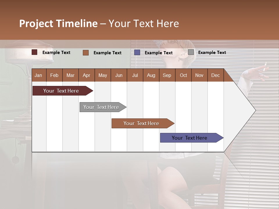 Young Beautiful Press PowerPoint Template