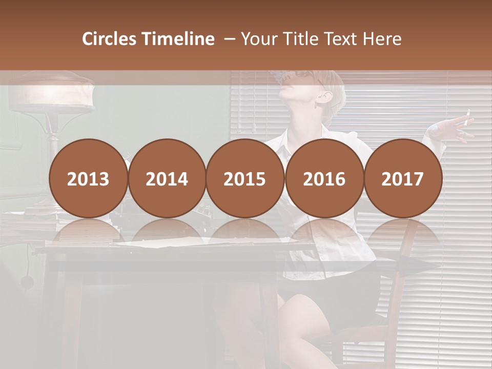 Young Beautiful Press PowerPoint Template