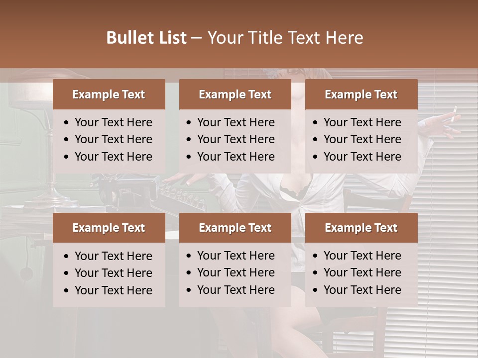 Young Beautiful Press PowerPoint Template