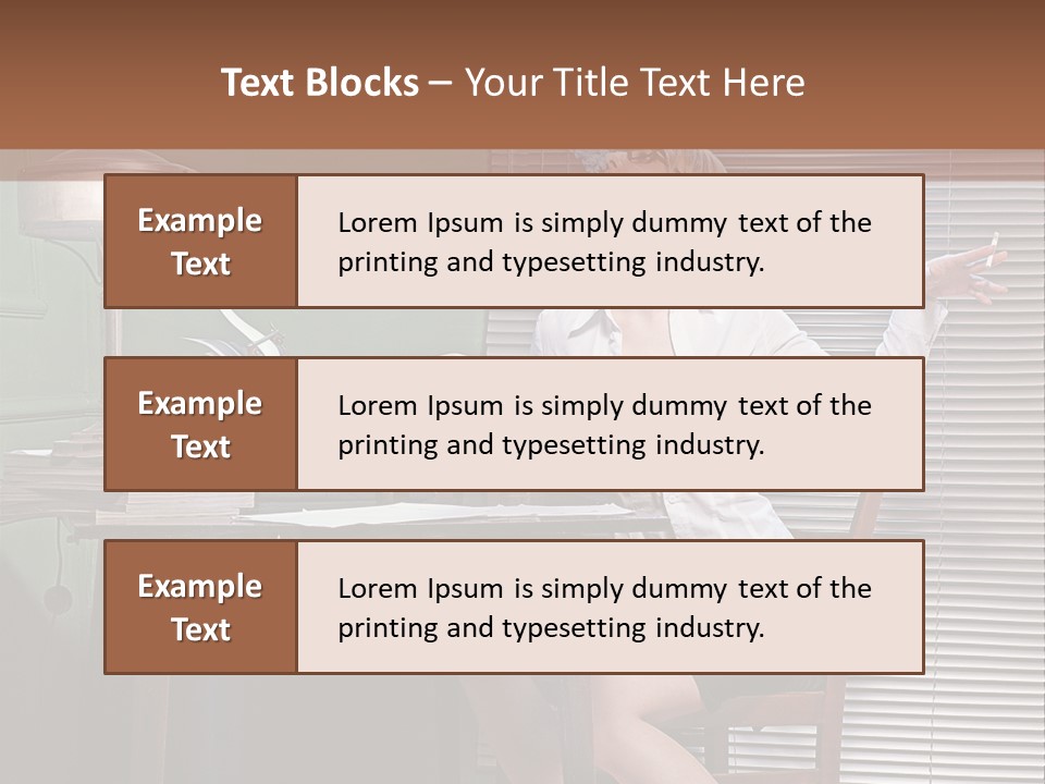 Young Beautiful Press PowerPoint Template
