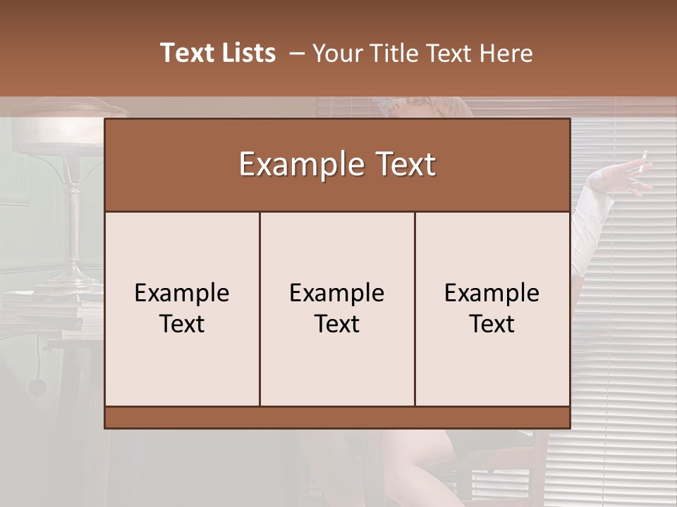 Young Beautiful Press PowerPoint Template