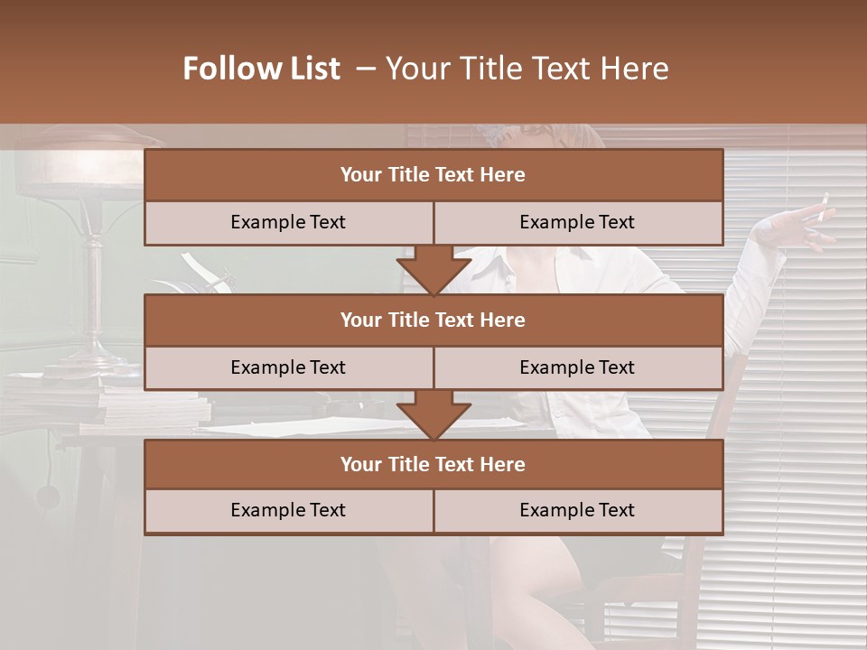 Young Beautiful Press PowerPoint Template