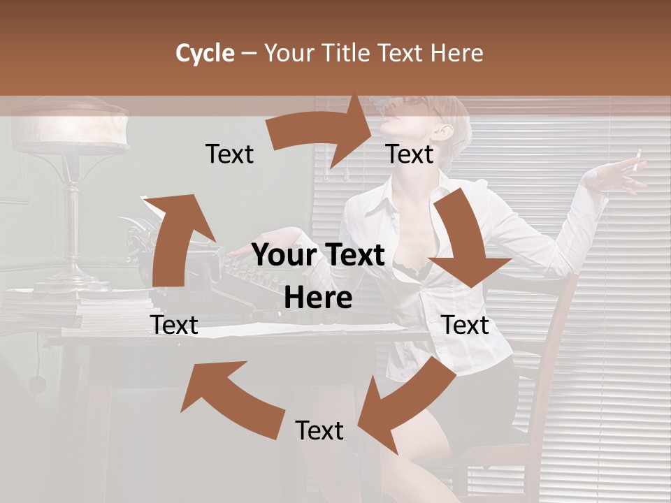 Young Beautiful Press PowerPoint Template