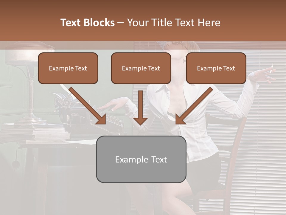 Young Beautiful Press PowerPoint Template
