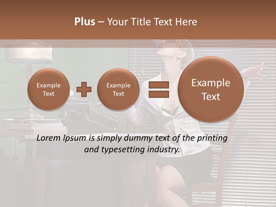Young Beautiful Press PowerPoint Template