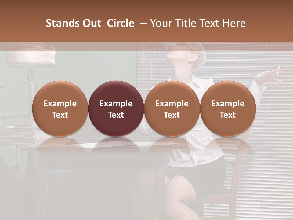 Young Beautiful Press PowerPoint Template