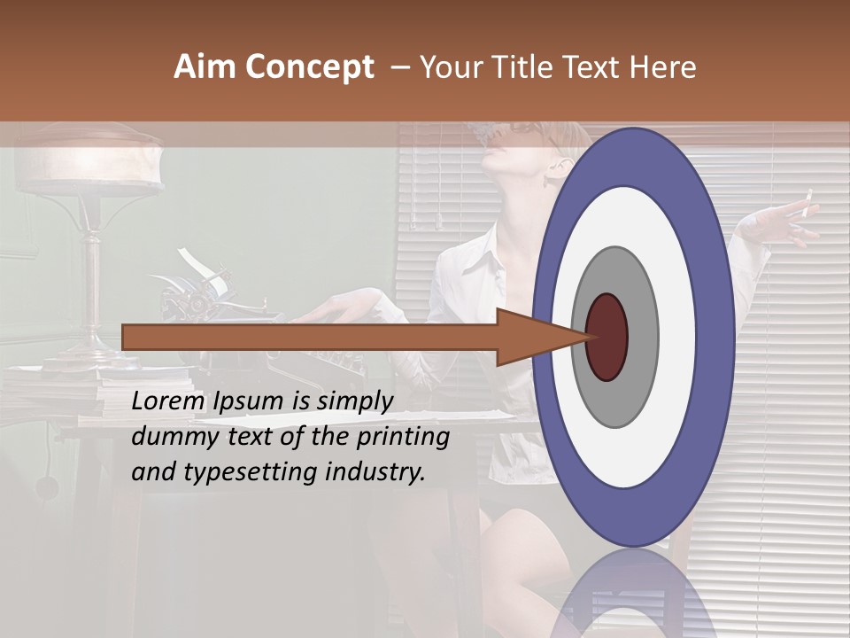 Young Beautiful Press PowerPoint Template