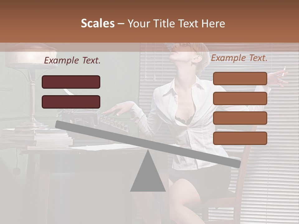 Young Beautiful Press PowerPoint Template